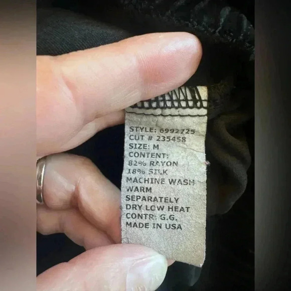 Cut Loose Green Velvet Wide Leg Pants Size M - Picture 11 of 12